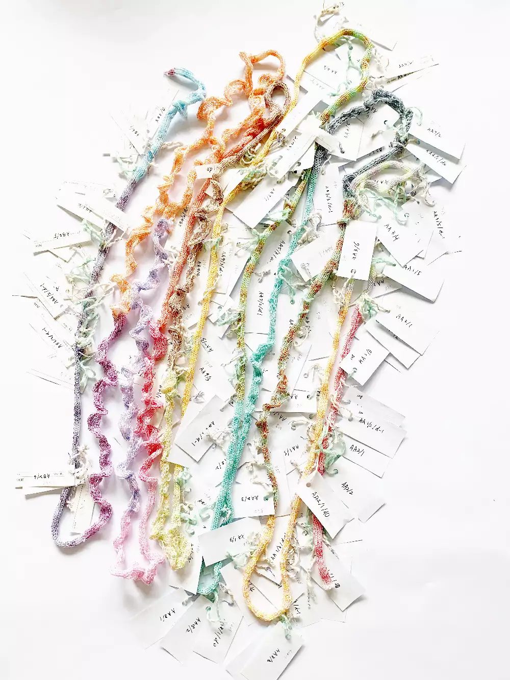 Colourful yarn