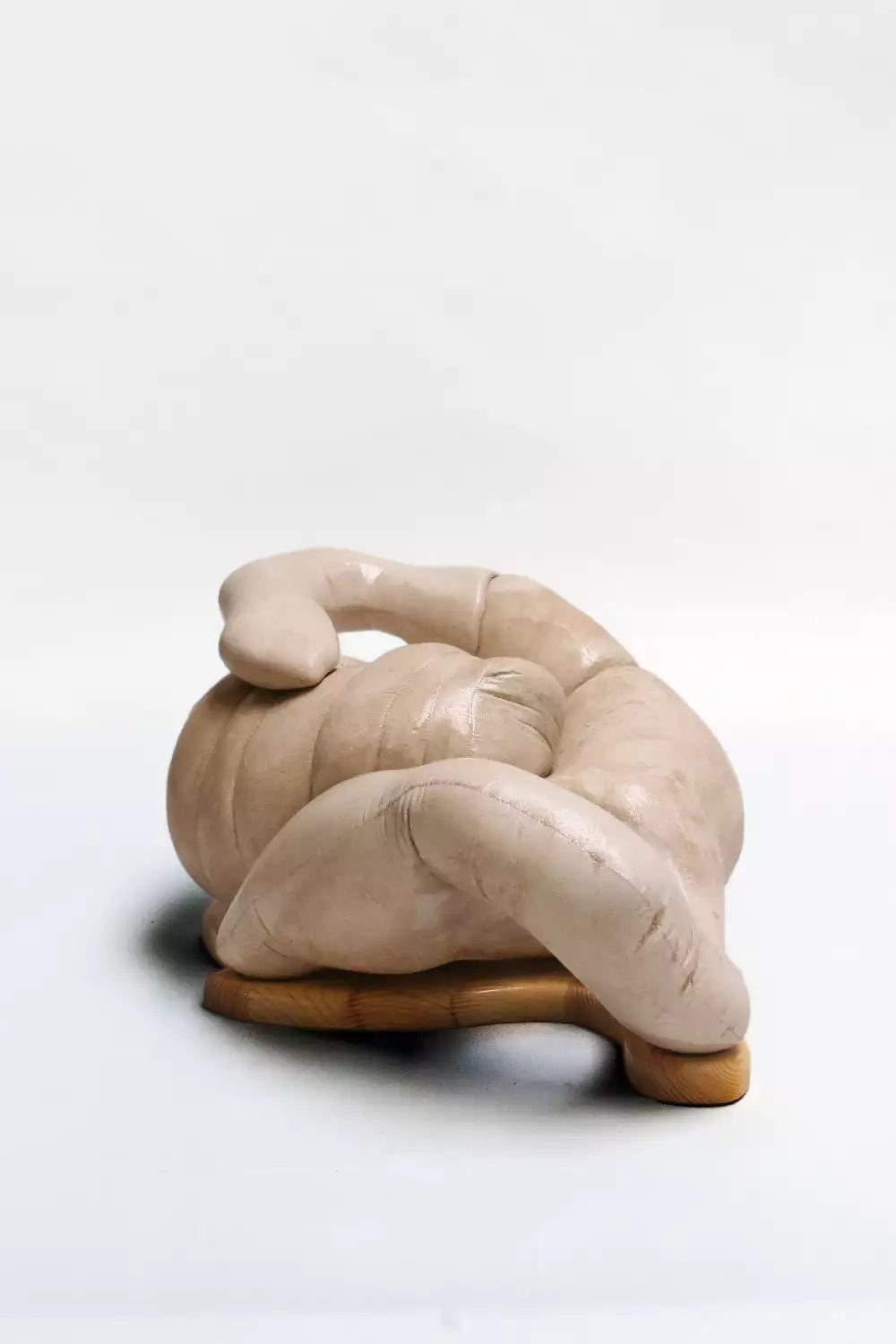 An image of a sculpture made from milk & chalk